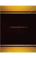 Etchers & Engravers Log (Log Book, Journal - 125 pgs, 8.5 X 11 inches)