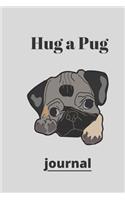 Hug a Pug journal