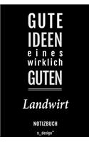 Notizbuch für Landwirte / Landwirt / Landwirtin: Originelle Geschenk-Idee [120 Seiten liniertes blanko Papier]