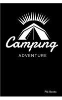 Camping Adventure: Liniertes A5 Notizbuch oder Heft für Schüler, Studenten und Erwachsene(29 Logos Und Designs)