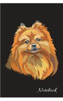 Notebook: Cute Pomeranian, Blank Lined Journal Notebook, College Ruled Size 6" x 9", 110 Pages, Gift for Dog Lovers and Pet Owners - Cute Dog Notebook (Volume(7 Cute Dog Notebook)