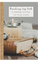 Reading Log Book: A Reading Journal for Book Lover to Analyse and Record All Your Reading Activity - Vintage Romance