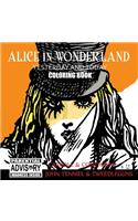 Alice in Wonderland Yesterday and Today Coloring Book