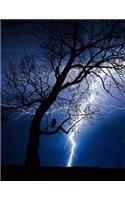 Thunderstorm Notebook: Journal/Notebook 8.5 X 11 202 Grid Dot Pages