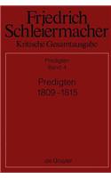 Predigten 1809-1815