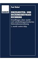 Einzelkosten- und Deckungsbeitragsrechnung