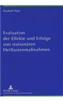 Evaluation der Effekte und Erfolge von stationaeren Heilfastenmanahmen