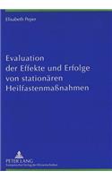 Evaluation der Effekte und Erfolge von stationaeren Heilfastenmanahmen