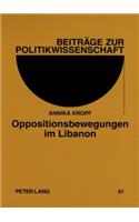 Oppositionsbewegungen Im Libanon