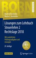 Lösungen Zum Lehrbuch Steuerlehre 2 Rechtslage 2018