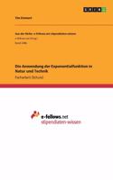 Die Anwendung der Exponentialfunktion in Natur und Technik
