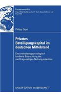 Privates Beteiligungskapital Im Deutschen Mittelstand
