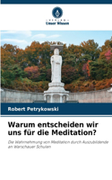 Warum entscheiden wir uns für die Meditation?
