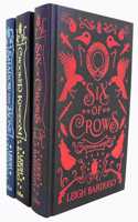 Leigh Bardugo Collectors Edition 3 Books Set (Shadow and Bone, Six of Crows, Crooked Kingdom)