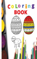Easter Holiday Decorations - A Coloring Book for All Ages: pring and Easter style