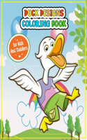 Duck Designs Coloring Book For Kids And Toddlers