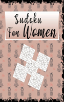 Sudoku For Women: Puzzle Gift Activity Book For Adults