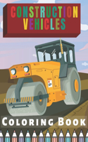 Construction Vehicles Coloring Book