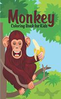 Monkey Coloring Book for Kids