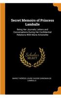 Secret Memoirs of Princess Lamballe