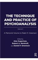 The Technique and Practice of Psychoanalysis