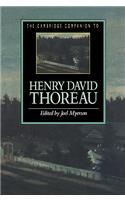 The Cambridge Companion to Henry David Thoreau