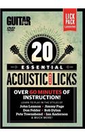 Guitar World -- 20 Essential Acoustic Rock Licks