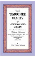 The Warriner Family of New England Origin
