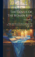 Genius Of The Roman Rite