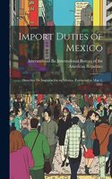 Import Duties of Mexico