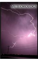 Meteorology: Teachers and students wide ruled line journal or composition book