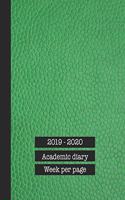 2019 - 2020 Academic diary week per page