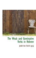 The Weak and Geminative Verbs in Hebrew