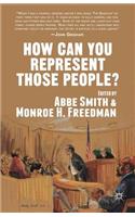 How Can You Represent Those People?