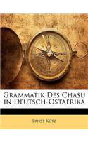 Grammatik Des Chasu in Deutsch-Ostafrika