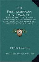 The First American Civil War V1