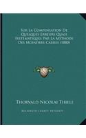 Sur La Compensation De Quelques Erreurs Quasi Systematiques Par La Methode Des Moindres Carres (1880)