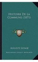 Histoire De La Commune (1871)