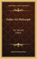 Haller Als Philosoph