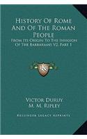 History Of Rome And Of The Roman People
