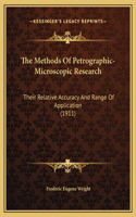 Methods Of Petrographic-Microscopic Research