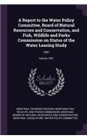 A Report to the Water Policy Committee, Board of Natural Resources and Conservation, and Fish, Wildlife and Parks Commission on Status of the Water Leasing Study