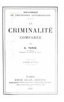 La criminalité comparée