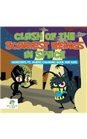 Clash of the Scariest Beings in Space Monsters vs. Aliens Coloring Book for Kids