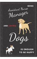 Assistant Nurse Manager & Dogs Notebook