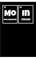 Moin: Notizbuch A5 (6x9) Kariert für Norddeutschland Liebhaber I 120 Seiten I Geschenk