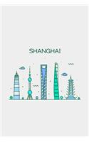 Shanghai Minimalist Travel Notebook [Lined] [6x9] [110 pages]