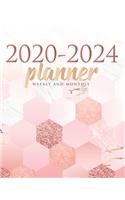 2020-2024 Planner Weekly and Monthly: 60 Months Planner from January 2020 through December 2024