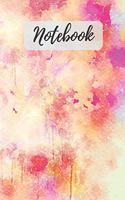 Notebook: Stylish Watercolor Art Notebook / Journal / Diary (Lined - 6" x 9" - 120 pages)