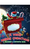 Very Merry Christmas Coloring & Activity Book